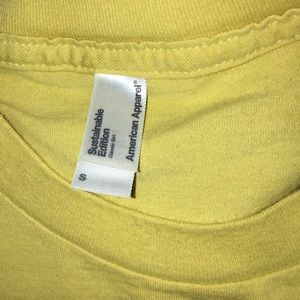 Tops - Hunter s Thompson quote yellow t shirt Tops - Hunter s Thompson quote yellow t shirt